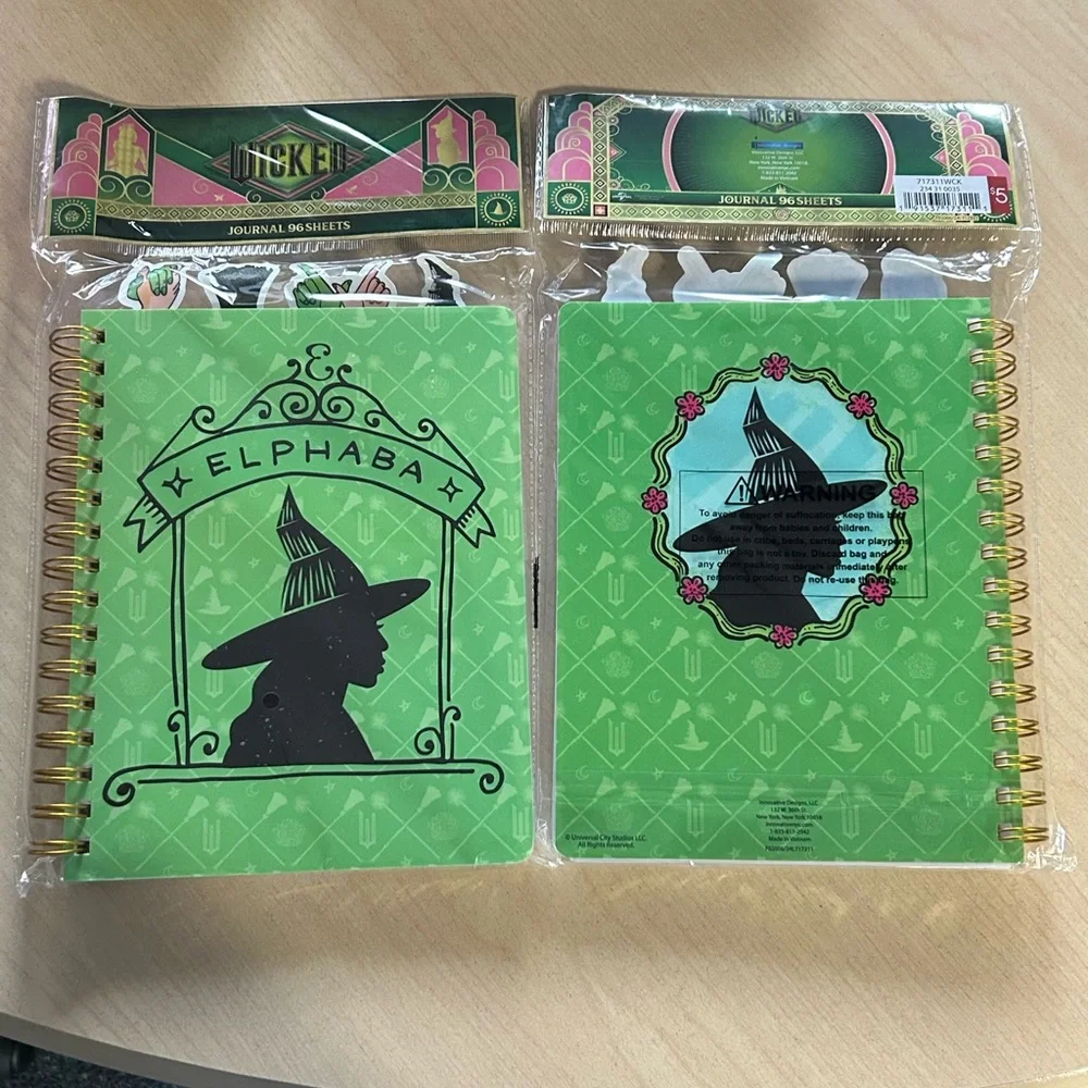 Wicked Elphaba journal with tabs New still in plastic. 96 pages. Exclusi…